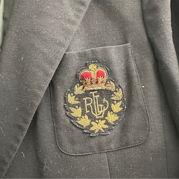 Ralph Lauren | Navy Blazer with Gold Buttons - Picture 2 of 6